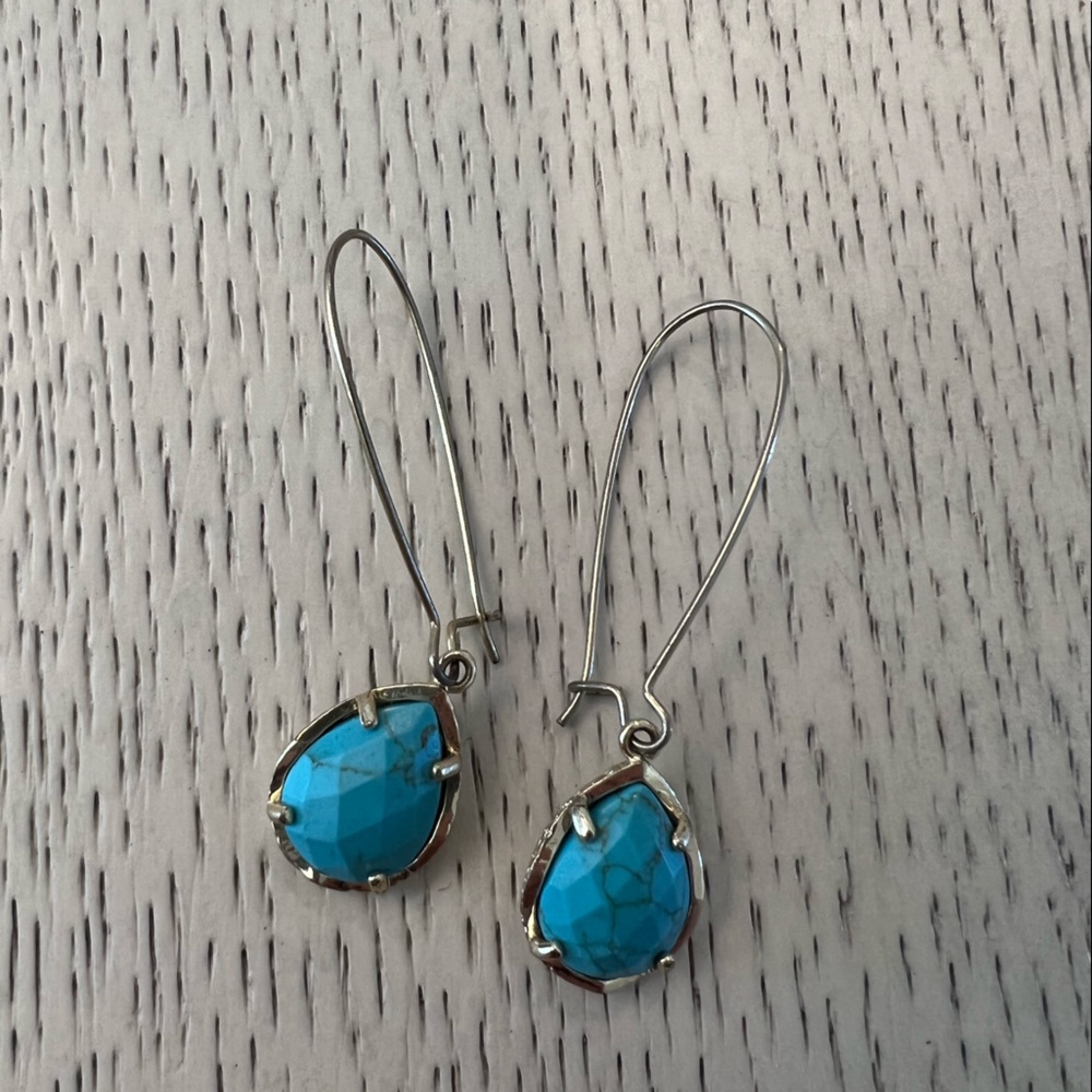 Kendra Scott Turquoise Drop Earrings